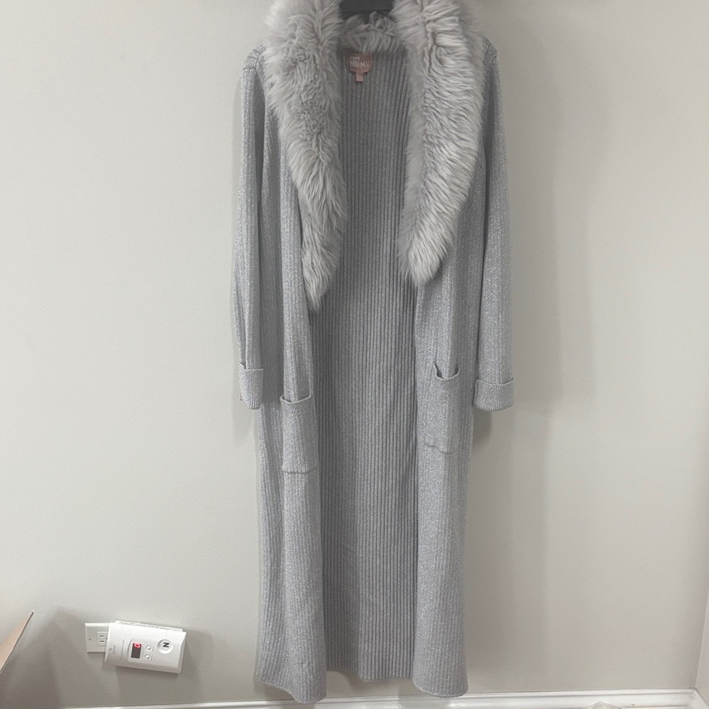 Show me your Mumu Lombardi Faux Fur Cardigan